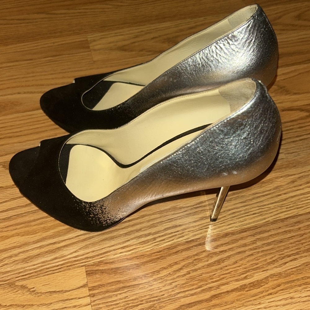 Jimmy Choo open toed pumps size 8.5. - Picture 5 of 7